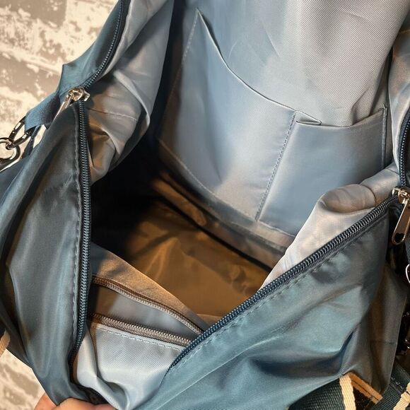 Handmade workshop | duffle bag expandable blue - Picture 6 of 10